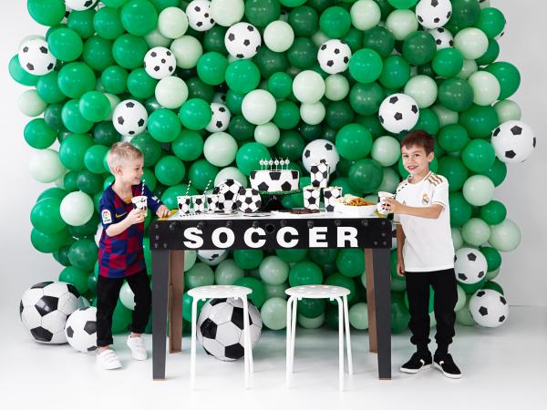 Folienballon rund - Fußball - ø 43cm